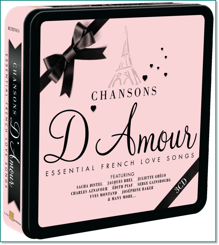 Chansons D’Amour - Essential French Love Songs - Комплект от 3 диска в метална кутия - компилация
