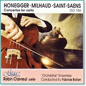Robin Clavreul - 3 Concertos for cello - албум